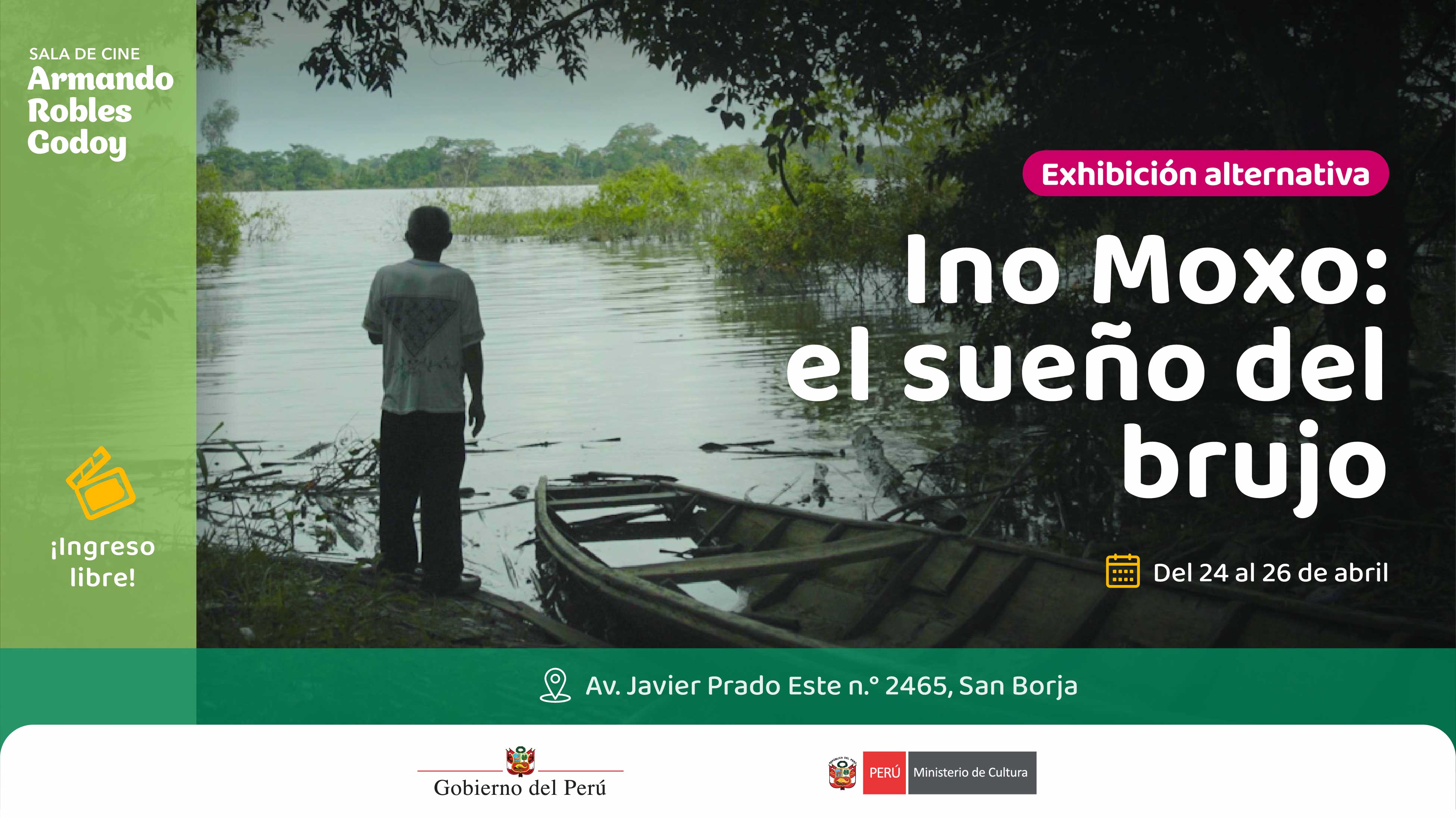 Exhibición alternativa | "Ino Moxo: el sueño del brujo" en la sala Armando Robles Godoy