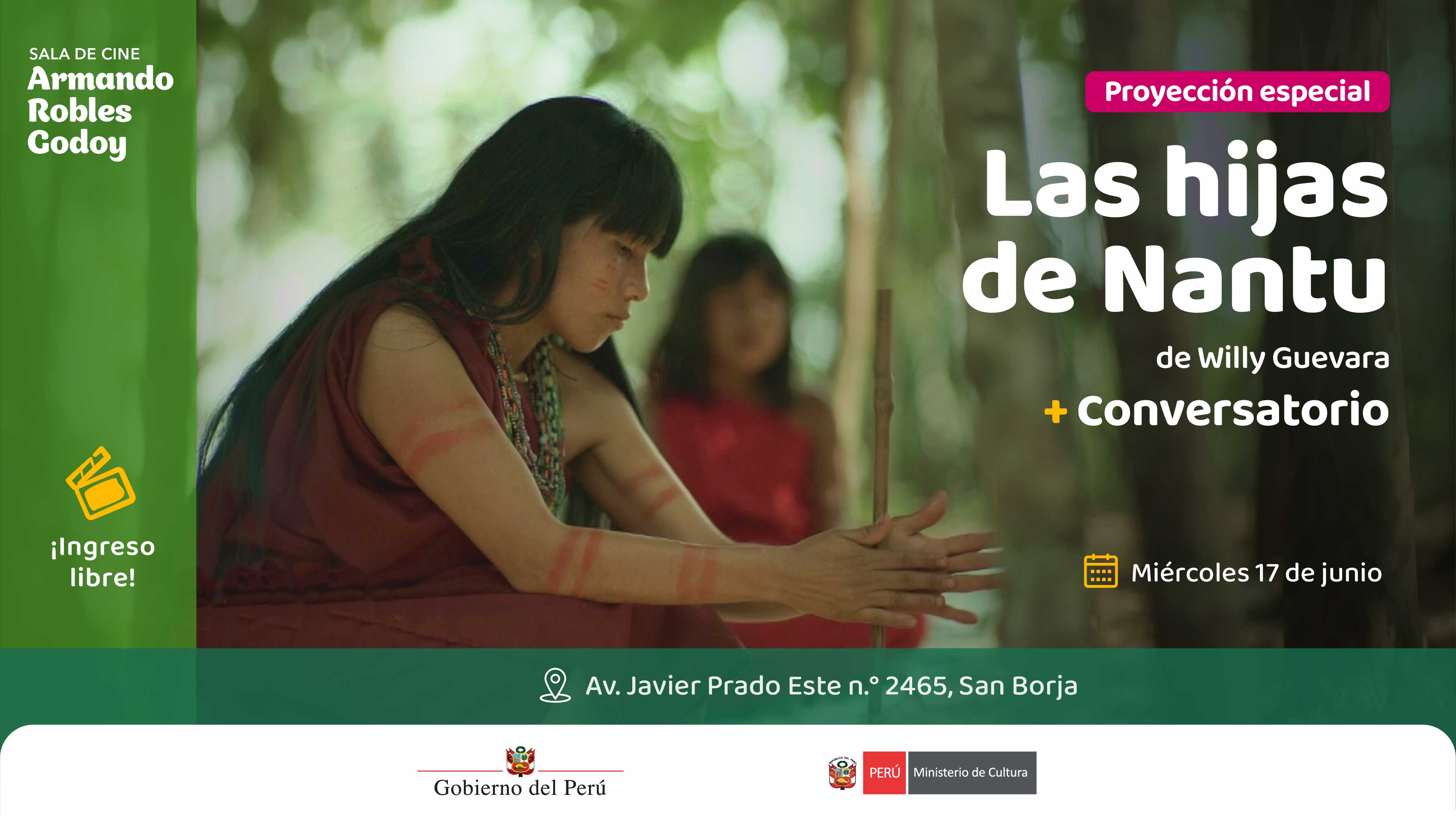 Proyección especial | "Las hijas de Nantu" en la sala Armando Robles Godoy