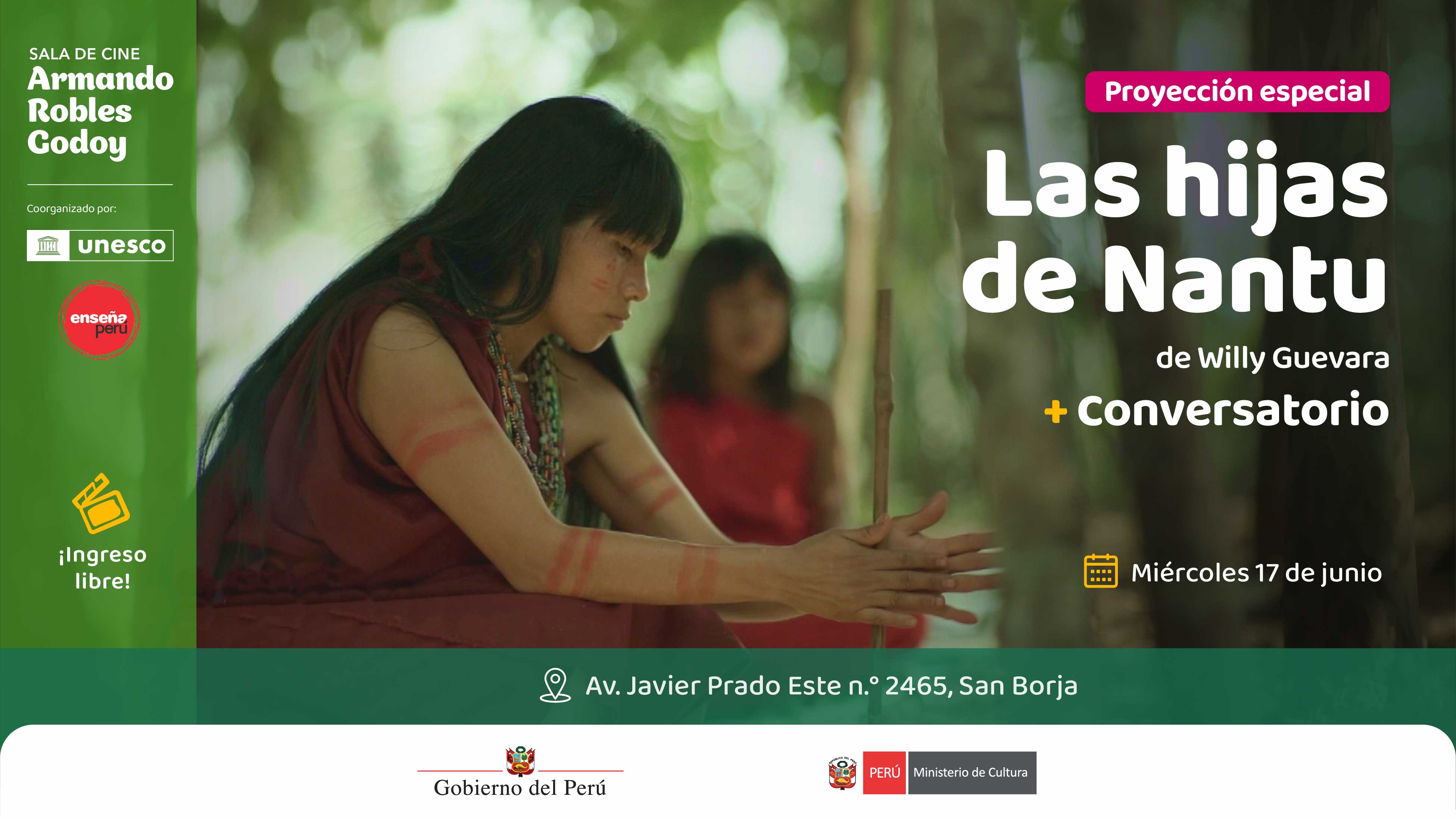 Proyección especial | "Las hijas de Nantu" en la sala Armando Robles Godoy