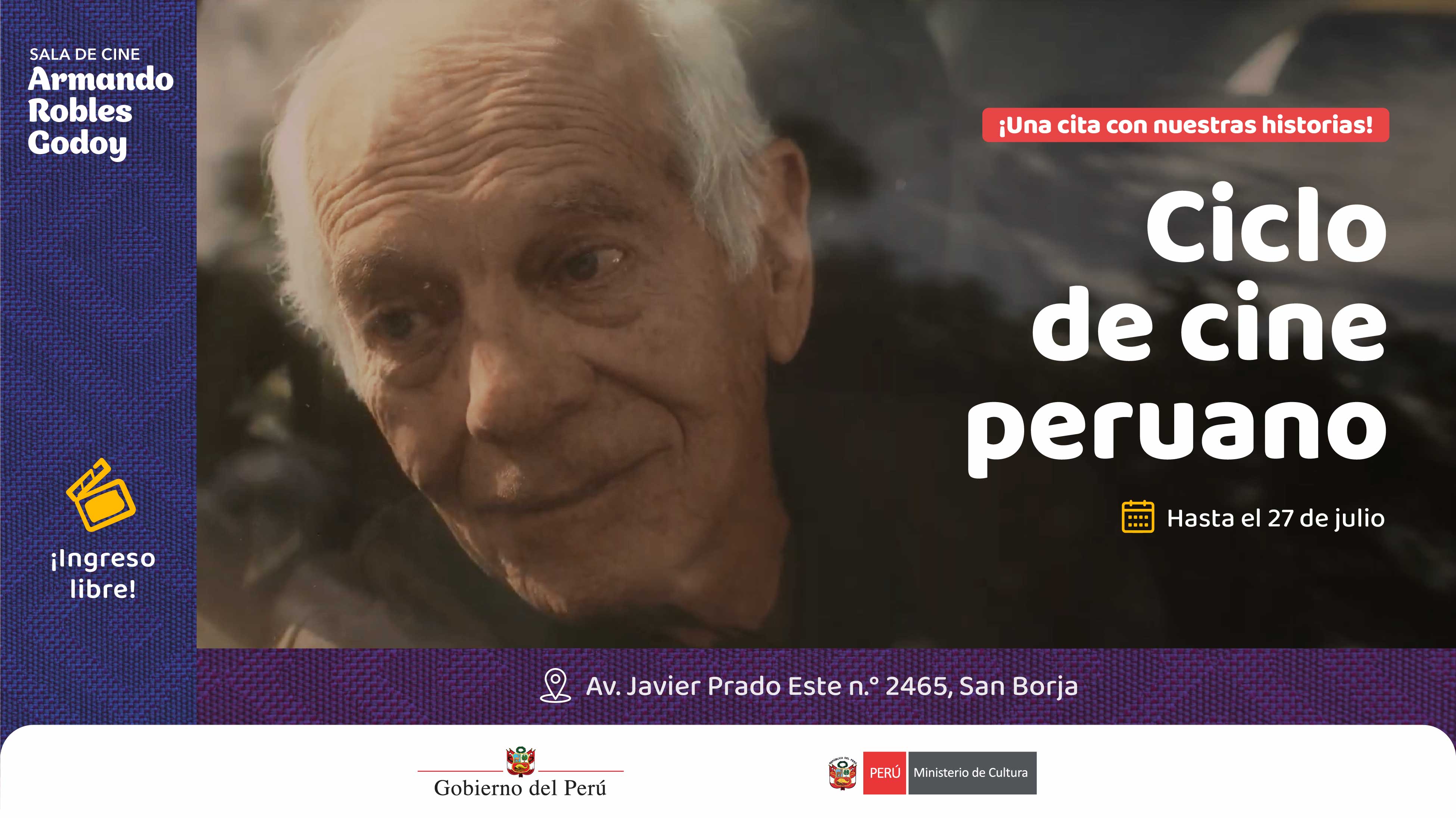 Ciclo de cine peruano en la Sala Armando Robles Godoy