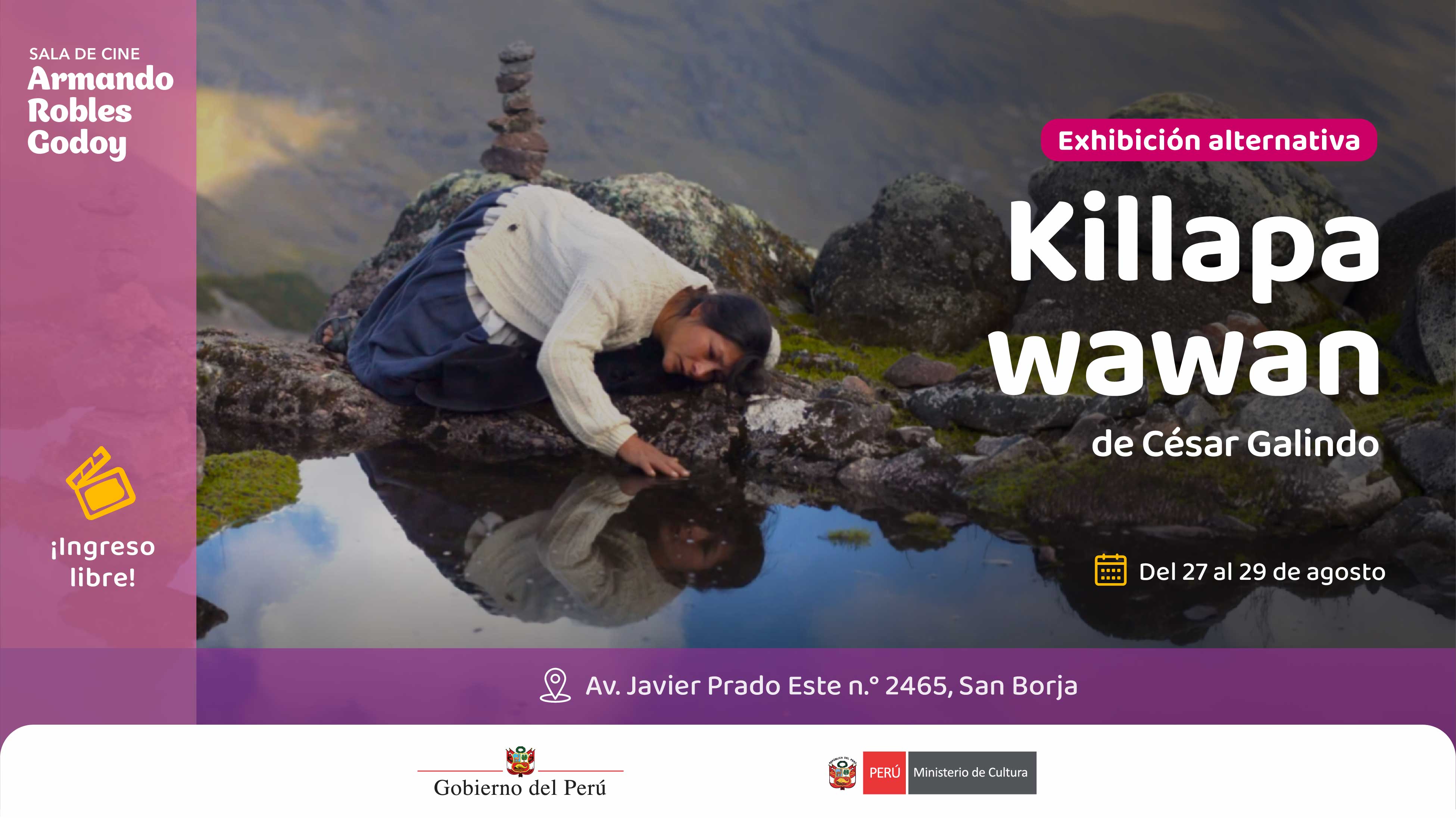 Exhibición alternativa | "Killapa wawan" en la sala Armando Robles Godoy