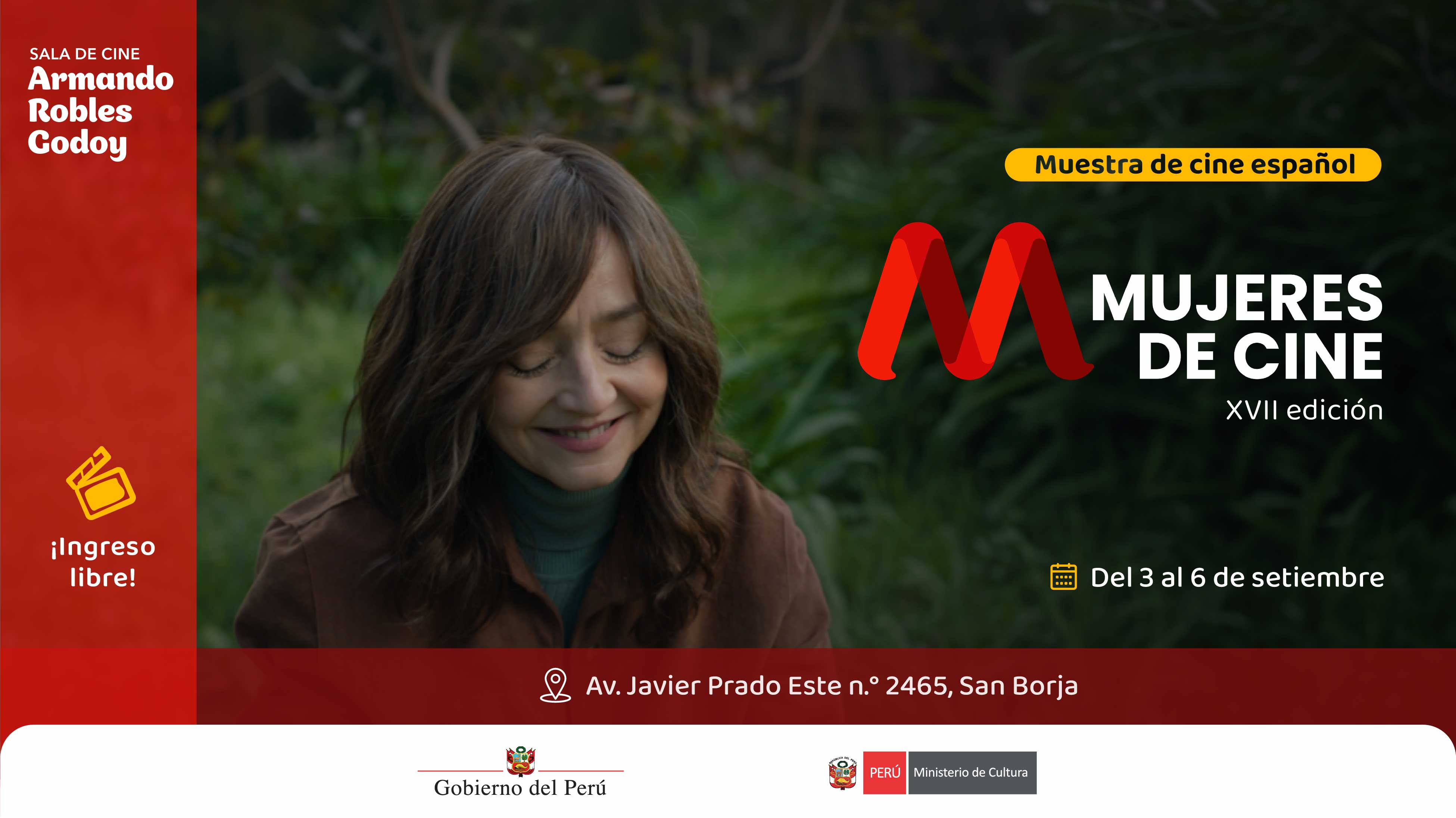 Muestra de cine español “Mujeres de cine” en la Sala Armando Robles Godoy