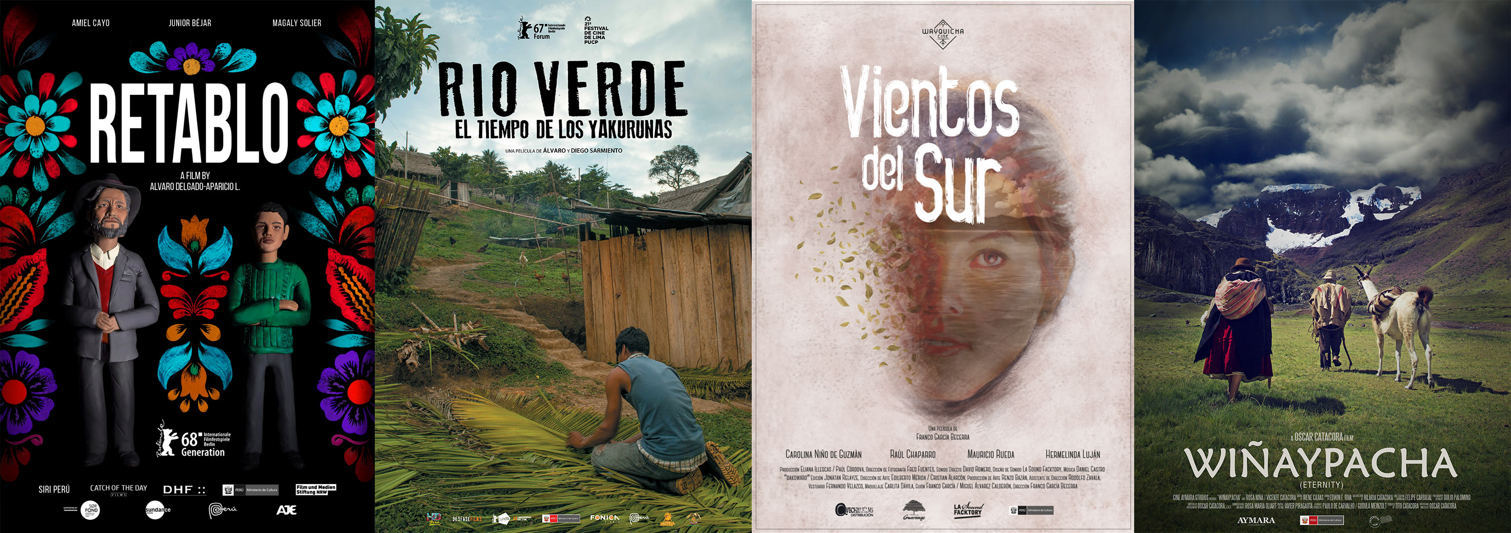 Afiches películas enero