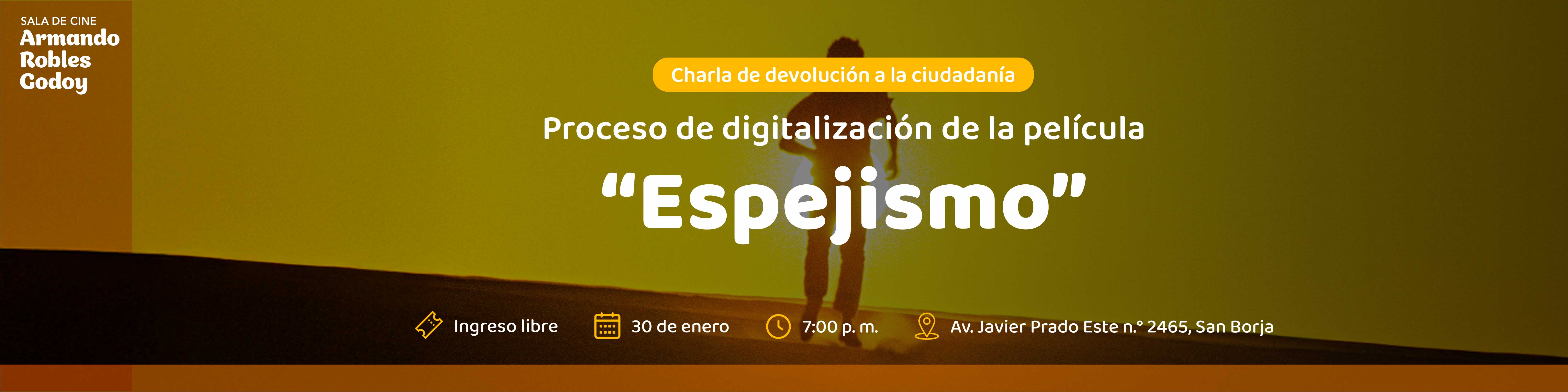 Proceso de digitalización de la película "Espejismo"