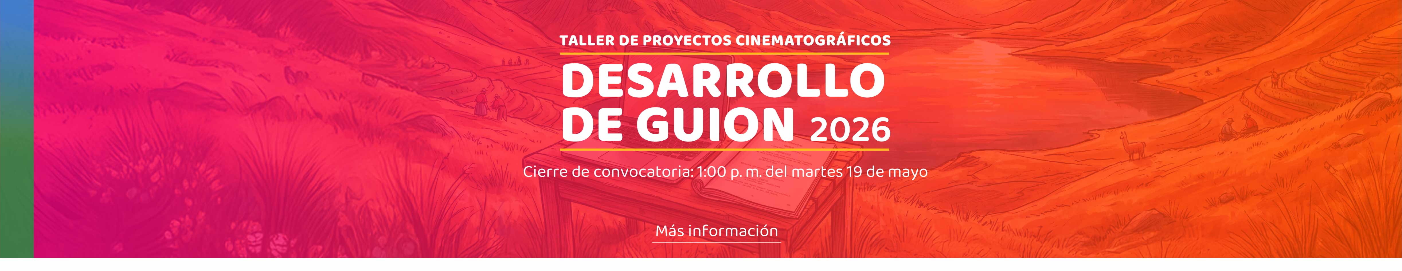 Taller de desarrollo de guion 2026