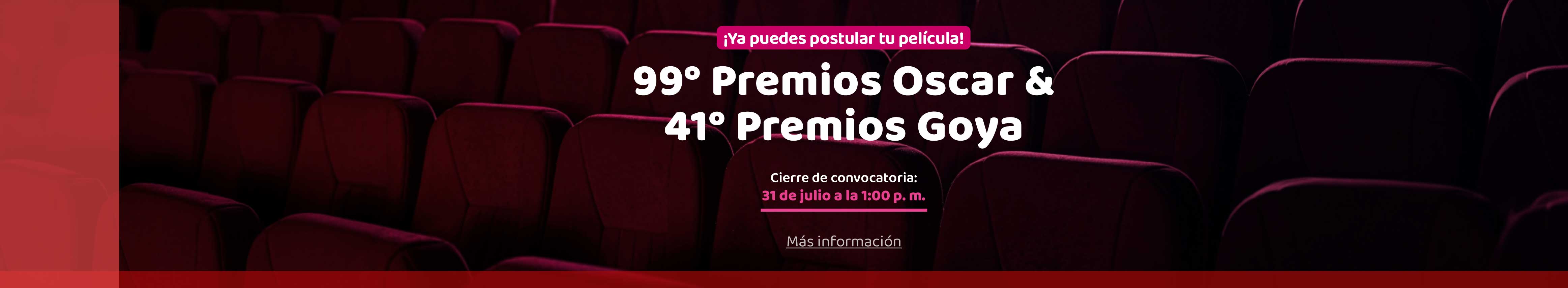Candidatura peruana para los 99º Premios Oscar y los 41º premios Goya