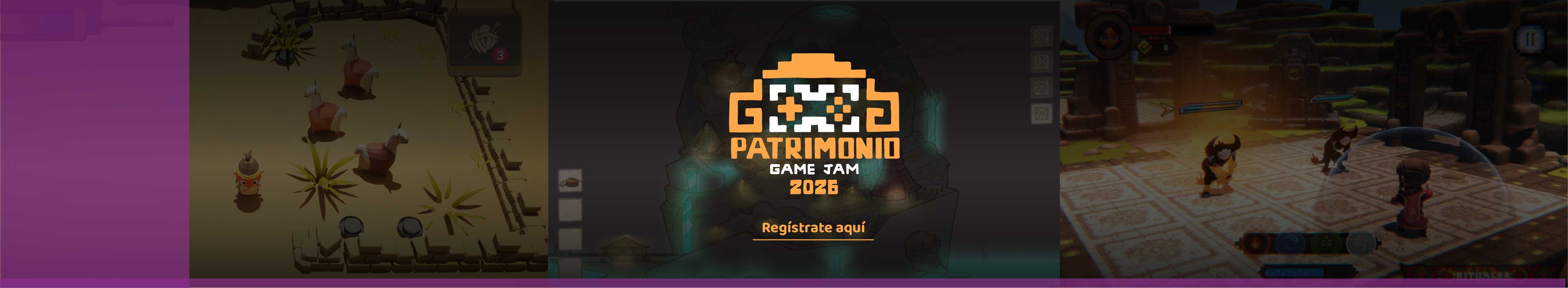 Regístrate en la edición 2026 de Patrimonio Game Jam