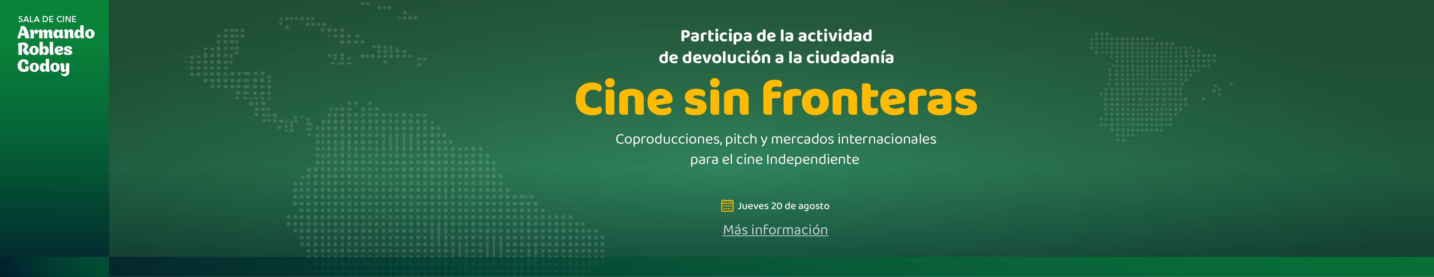 Actividad de devolución a la ciudadanía: "Cine sin fronteras"