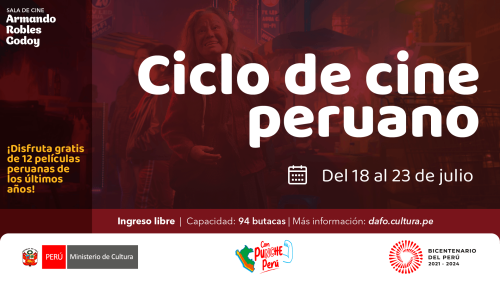 Ciclo de cine peruano en la sala Armando Robles Godoy