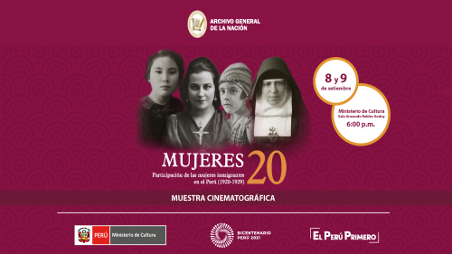 Muestra Cinematográfica: Mujeres 20 en la Sala Armando Robles Godoy