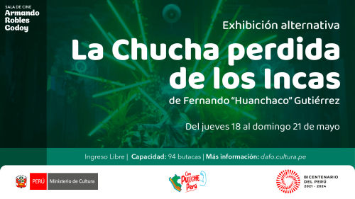 La Chucha perdida de los Incas en la sala Armando Robles Godoy