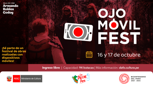 5.º Ojo Móvil Fest en la sala Armando Robles Godoy