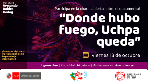 Conversatorio sobre el proyecto "Donde hubo fuego Uchpa queda"