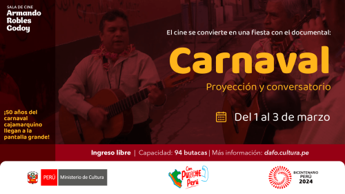 "Carnaval" en la sala Armando Robles Godoy