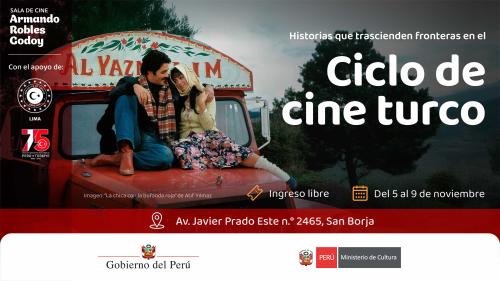 Ciclo de Cine Turco en la sala Armando Robles Godoy