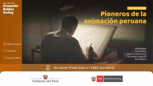 Conversatorio | "Pioneros de la animación peruana" en la sala Armano Robles Godoy