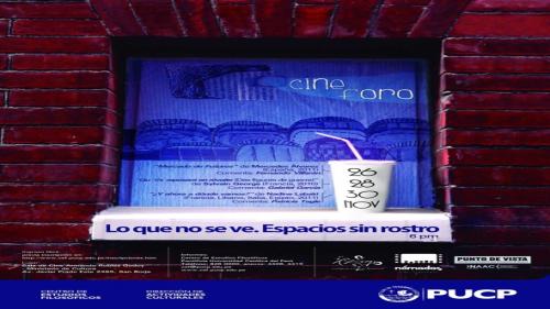 Afiche Cine Foro “Lo que no se ve”