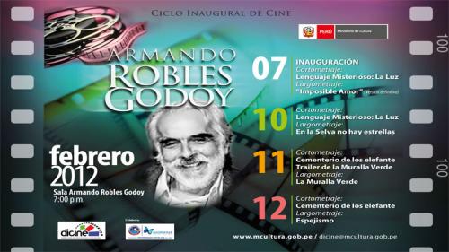 Sala De Cine Armando Robles Godoy presenta su Primer Ciclo Oficial