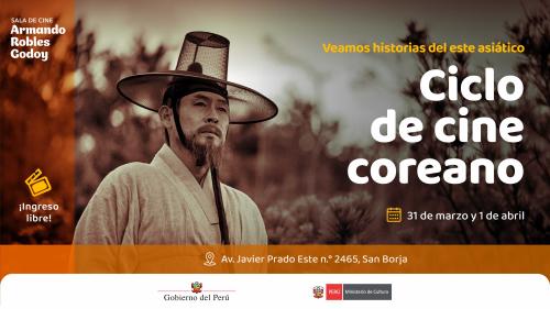 Ciclo de cine coreano en la sala Armando Robles Godoy