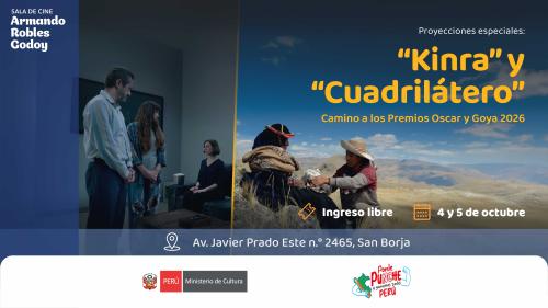 Proyecciones especiales: “Kinra” y “Cuadrilátero”