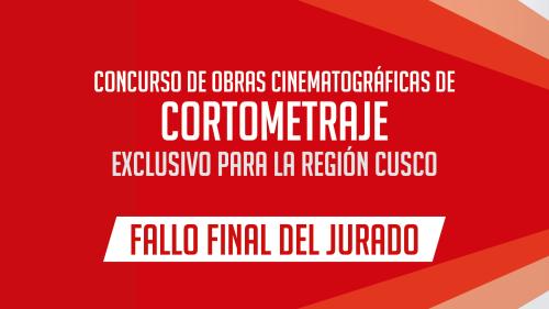 cortos cusco_Proyectos Ganadores