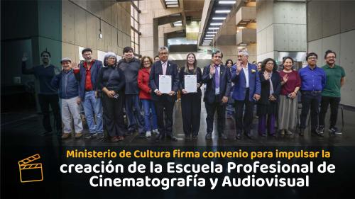 Firma de convenio con la UNMSM
