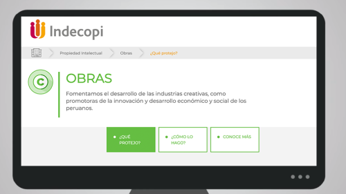 Indecopi pone a disposición plataforma virtual para el registro de obras protegidas por el Derecho de Autor