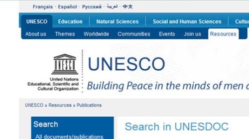 Publicaciones de la UNESCO en línea
