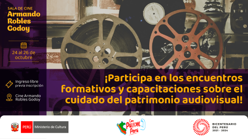 Charlas, Talleres y conversatorios en la Semana del Patrimonio Audiovisual