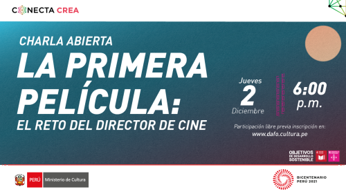 Charla abierta "La primera película: el reto del director de cine"
