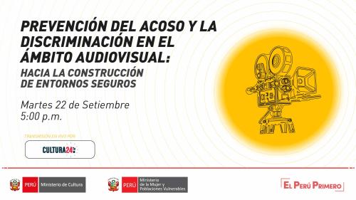 [Conversatorio] Prevención del acoso y la discriminación en el ámbito audiovisual: hacia la construcción de entornos seguros