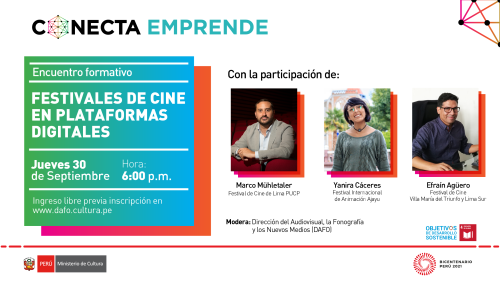 Encuentro Formativo - Festivales de Cine en Plataformas Digitales