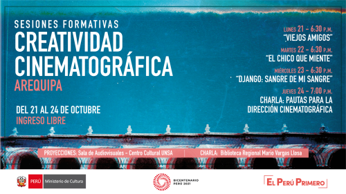 Sesiones Formativas: Creatividad Cinematográfica - Arequipa 2019