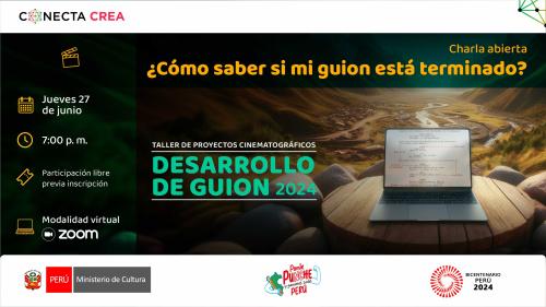 Charla abierta: ¿Cómo saber si mi guion está terminado?