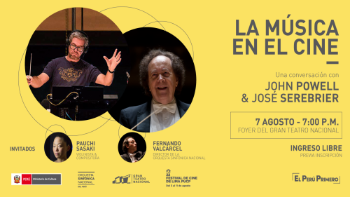 “Música y Cine: Una conversación con John Powell y José Serebrier”