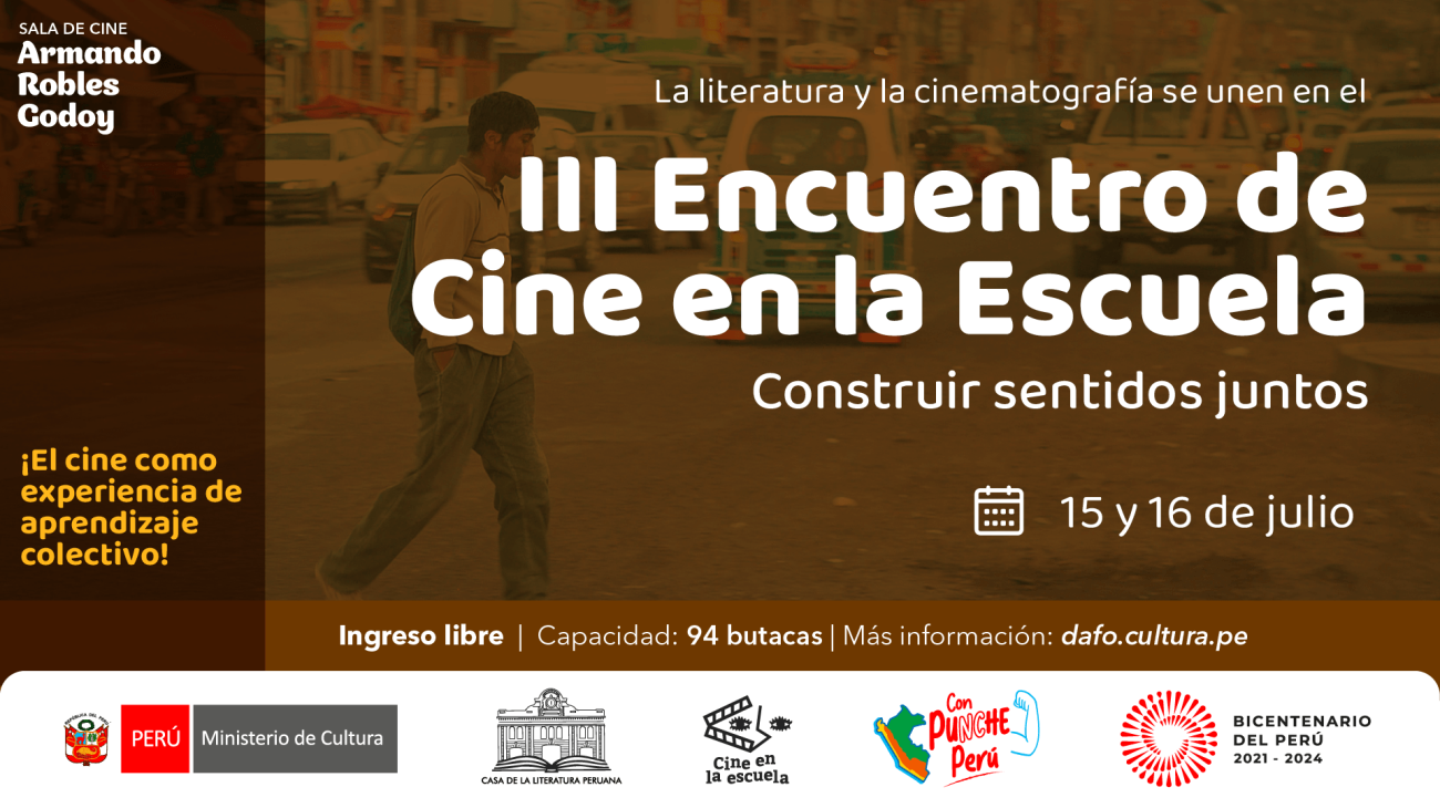 III Encuentro de Cine en la Escuela en la sala Armando Robles Godoy