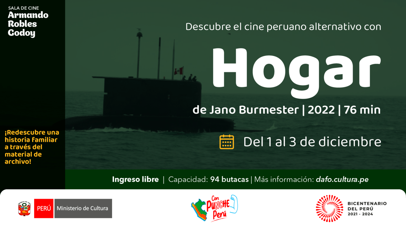 Documental "Hogar" en la sala Armando Robles Godoy