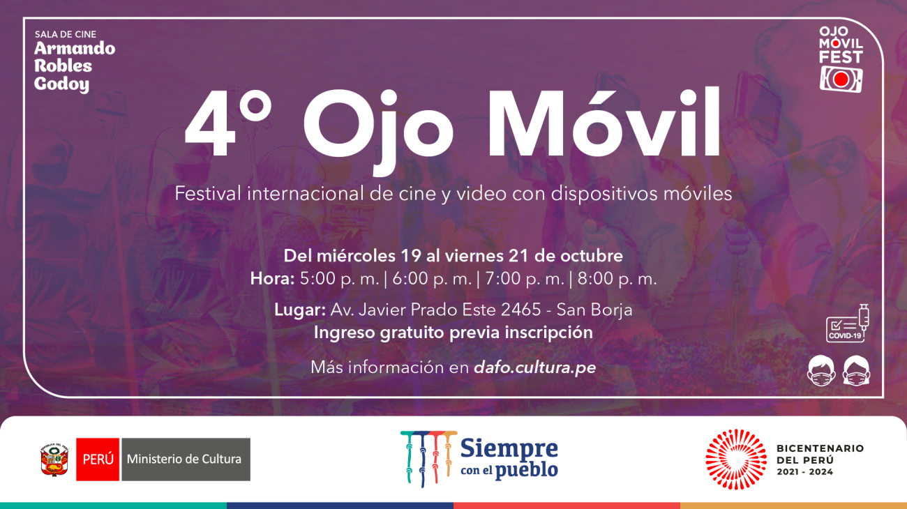 4° Ojo Móvil Fest en la sala Armando Robles Godoy