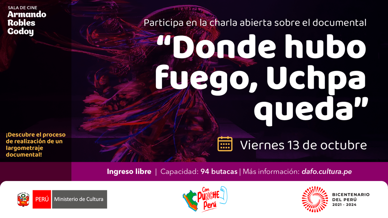 Conversatorio sobre el proyecto "Donde hubo fuego Uchpa queda"