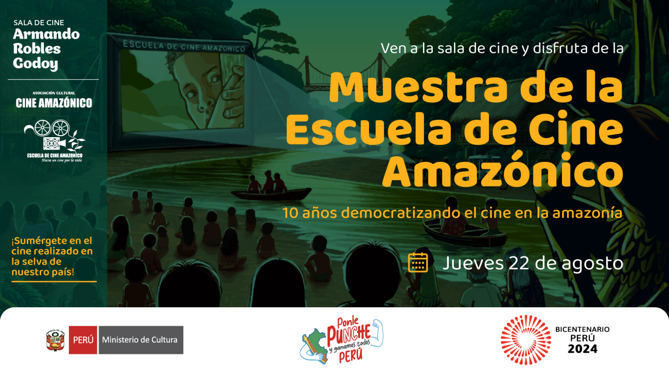 Muestra de la Escuela de Cine Amazónico en la sala Armando Robles Godoy