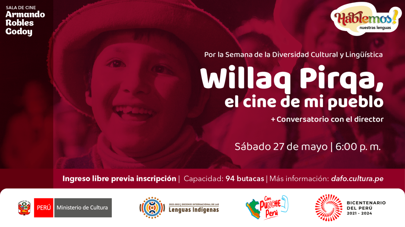 Willaq Pirqa en la sala Armando Robles Godoy
