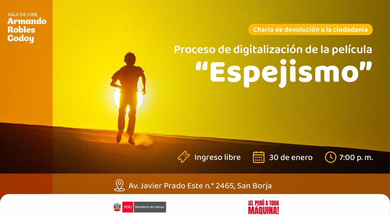 Proceso de digitalización de la película "Espejismo"