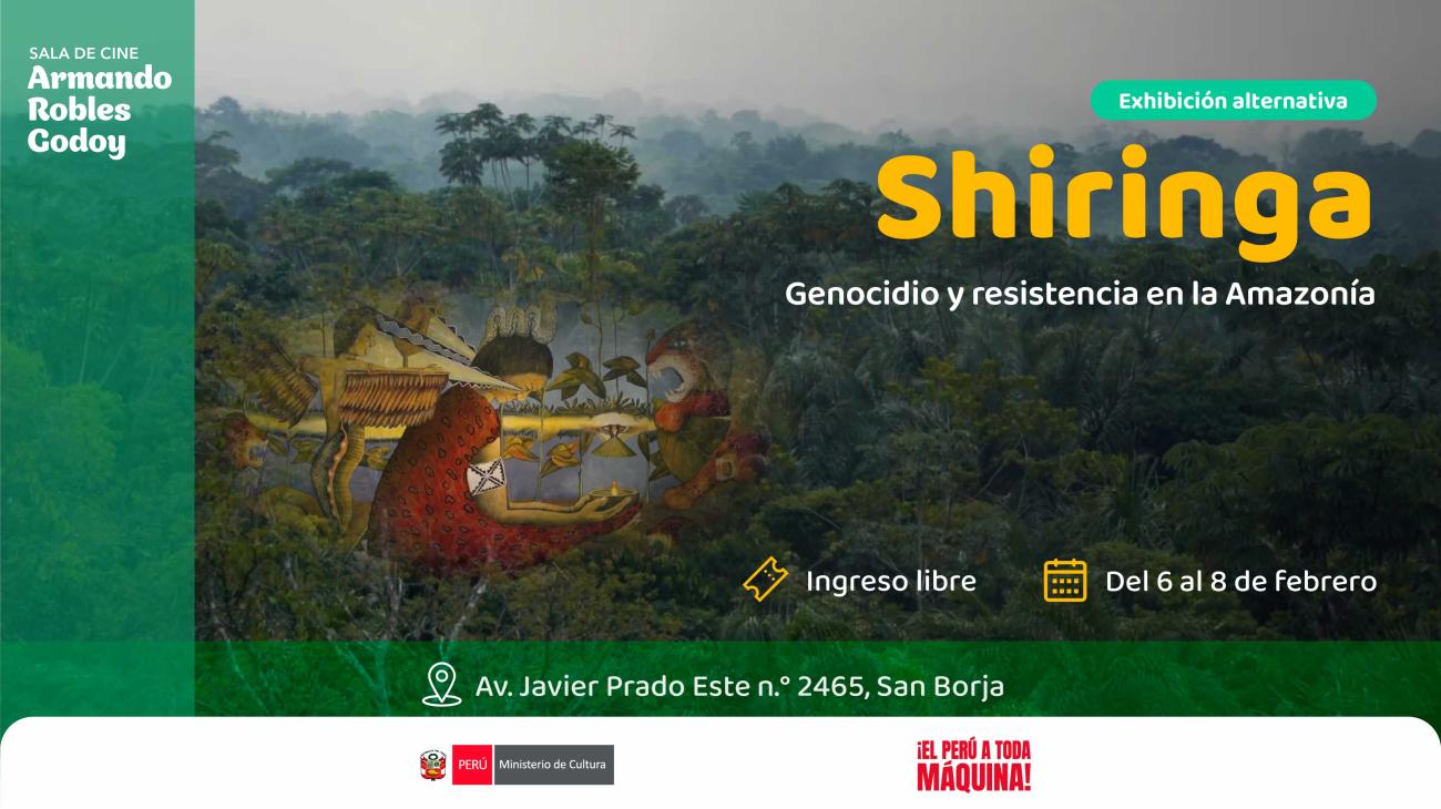Exhibición alternativa de "Shiringa. Genocidio y resistencia en la Amazonía"