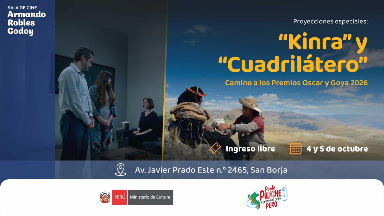 Proyecciones especiales: “Kinra” y “Cuadrilátero”