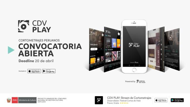 [Cerrada] CDV Play 2020 - App del Festival Cortos de Vista