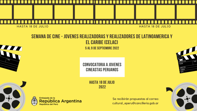[Cerrada] Semana de cine - Jóvenes realizadoras y realizadores de Latinoamérica y el Caribe (CELAC)