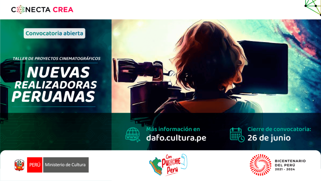 [Cerrada] Taller de proyectos cinematográficos - Nuevas realizadoras peruanas 2023