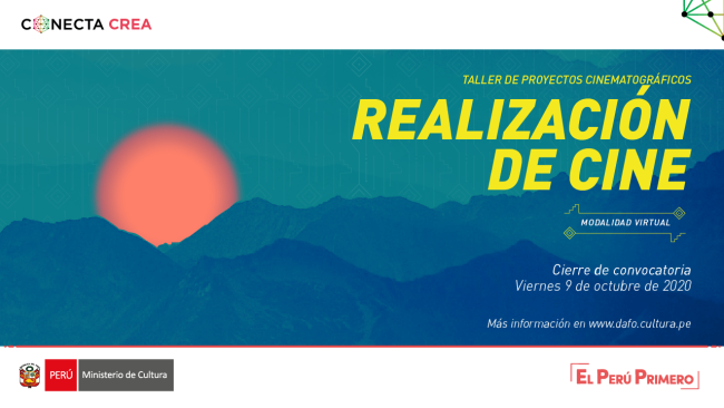 [Cerrada] Taller de proyectos cinematográficos - Realización de cine (Modalidad Virtual)