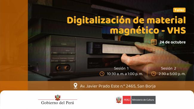 Taller | Digitalización de Material Magnético - VHS