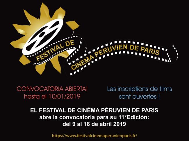 [Cerrada] Convocatoria 11° Festival de Cinéma Peruvién de Paris